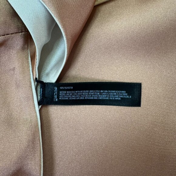 Express NWT Reversible Satin Tank Top Size M Blush Pink & Beige Champagne Cami - Picture 7 of 7